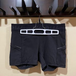 lululemon athletica Black Athletic Shorts